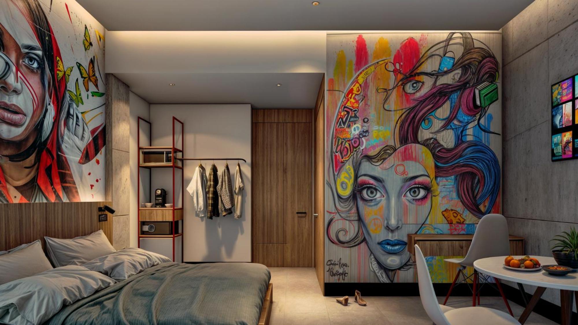 Street Art Hotel Roma Mexico City Exterior photo