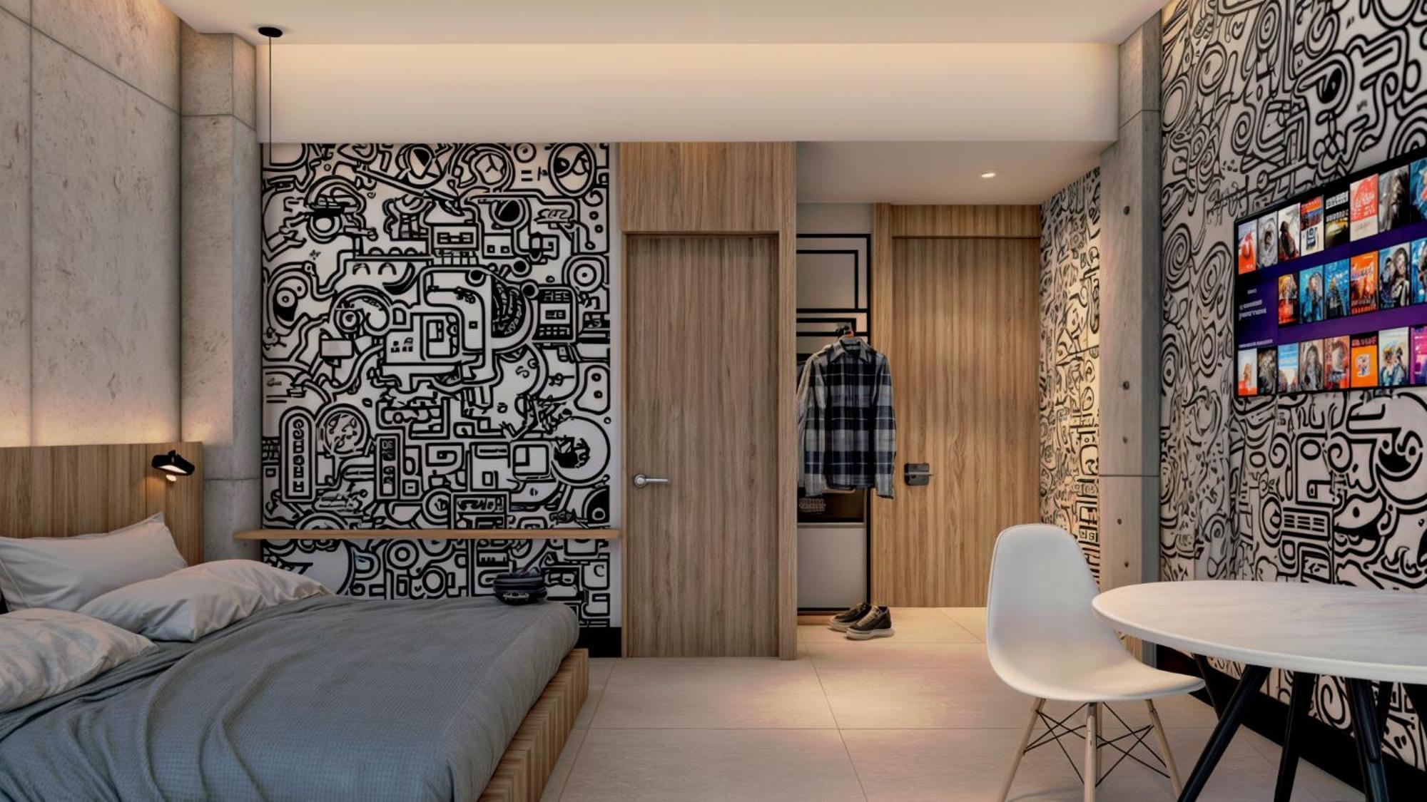 Street Art Hotel Roma Mexico City Exterior photo